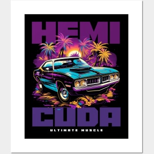 Exotic Hemi Cuda Posters and Art